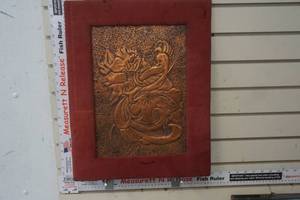 lot 183 image: Hammard Brass Framed Art