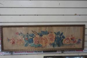 lot 191 image: Vintage Antique Art Roses yard Long