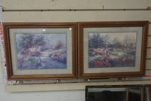 lot 212 image: 2-Lee K Parkinson Garden Prints