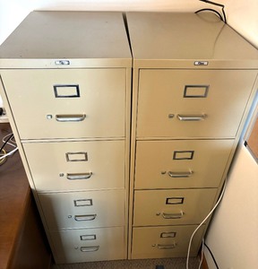 lot 57 image: 2 Filex File Cabinets