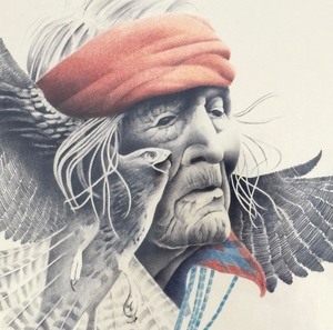 lot 75 image: Fine Framed Print by Vicki Hintz