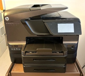 lot 84 image: HP Office Jet Pro 8600 Printer and Stand