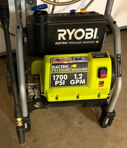 lot 105 image: Ryobi Pressure Washer