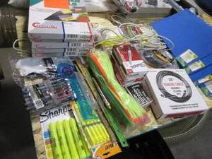 lot 40 image: Compulabel pressure sensitive laser labels, sharpies, highlighters and other office supplies