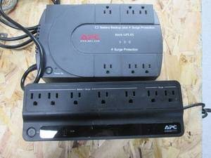 lot 104 image: Battery back up surge protectors