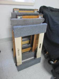lot 137 image: (5) tool Shop and Milwaukee moving dollys