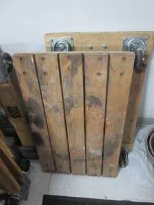 lot 140 image: (2) platform moving dollys...