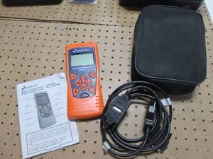 lot 148 image: Actron Wlite Auto scanner CP8185 PRO CP9190 in soft sided case