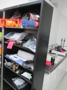 lot 167 image: 7-tier All Steel metal adjustable bookshelf