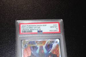 lot 12 image: 2023 Pokemon Crown Zenith Promo Lucario VSTAR #SWSH291 PSA 10