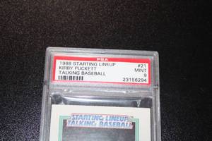 lot 61 image: 1988 Starting Lineup Talking Baseball #21 PSA 9