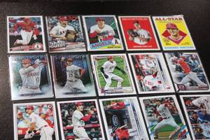 lot 72 image: Shohei Ohtani Baseball Card Lot  20 Different Cards