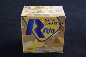 lot 97 image: Lot of (1 Box) Star Rio 20 Gauge 2-34 78oz Slug Shot Game Cartridges 25-count ( 25 total items )
