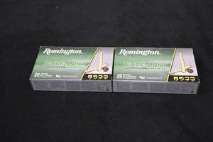 lot 128 image: Lot of (2 Boxes) Remington Core-Loft Tipped 7mm Rem Mag 150gr Centerfire Rifle Cartridges 20-count ( 40 total items )