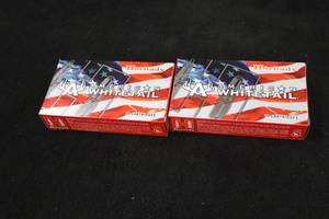 lot 131 image: Lot of (2 Boxes) Hornady American Whitetail Interlock 6.5 Creedmoor 129gr Cartridges 20-count ( 40 total items )