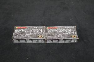 lot 138 image: Lot of (2 Boxes) Barnes Precision Match 6.5 Creedmoor 140gr OTM BT Centerfire Rifle Cartridges 20-count ( 40 total items )