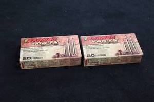 lot 156 image: Lot of (2 Boxes) Barnes Vor-TX 243 Win 80gr TTSX BT Cartridges 20-count ( 40 total items )