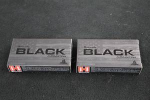 lot 180 image: Lot of (2 Boxes) Hornady Black 223 Rem 62gr Full Metal Jacket Cartridges 20-count ( 40 total items )
