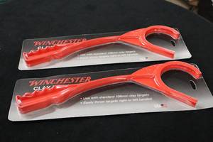 lot 345 image: Lot of (2) Winchester Clay Target Throwers