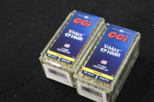 lot 306 image: Lot of (2 Boxes) CCi V-MAX 17 HMR 17gr Polymer Tip Cartridges 50-count ( 100 total items )