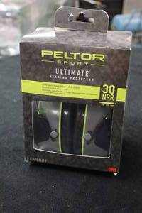 lot 361 image: Lot of (1 Earmuff) 3M Peltor Sport 30NRR Ultimate Hearing Protector