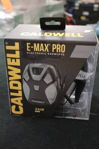 lot 363 image: Lot of (1 Earmuff) Caldwell E-Max Pro 23NRR Electronic Earmuffs