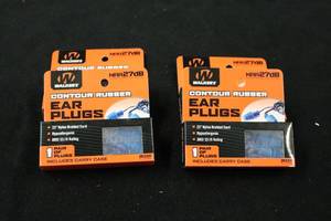 lot 395 image: Lot of (4 Boxes) Walkers 32NRR Soft Foam Corded Earplugs