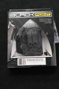 lot 408 image: Black Point Tactical RH Sig Sauer P365 X-Macro Monoblock Clip 1.5 Concealment Holster