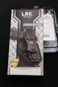 lot 411 image: L.A.G. Tactical Liberator MKII S&W M&P Shield 940 w Crimson Trace Ambidextrous Concealment Holster