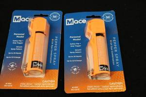 lot 422 image: Lot of (2) Mace Personal Pepper Spray  UV Dye Combination