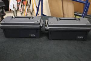 lot 436 image: Lot of (2) Federal Premium Plastic Ammo Cases