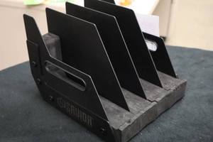 lot 432 image: Savior Equipment PlasticFoam Handgun Holder 4-Gun