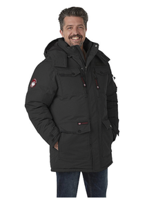 New CANADA WEATHER GEAR Mens Winter Coat - Heavyweight Teflon Canvas Cargo Parka Jacket  Size 2XL