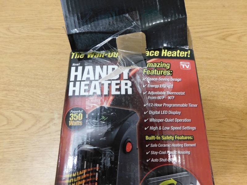 350-Watt Wall Outlet Handy Heater