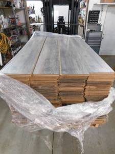 Shaded Gray 8 mm Water Resistant Laminate Wood Flooring (850 sqft)