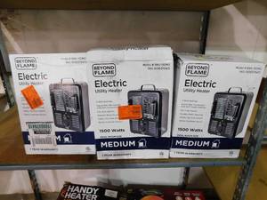 (3) 5120 BTUs Forced Air Electric Milkhouse Utility Furnace with Thermostat