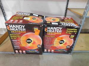 (2) 1200-Watt Oscillating Parabolic Heater