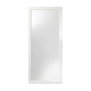 lot 80 image: Andersen 3000 Series 36 in. x 80 in. White Right-Hand Full View Interchangeable Aluminum Storm Door