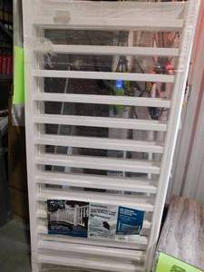 lot 59 image: (2) Veranda  6 ft. x 36 in. White Poly Rail Kit