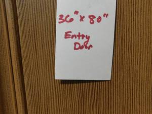 lot 63 image: 36 x 80 L.H Entry Door