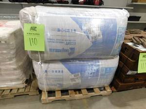 lot 110 image: Knauf Insulation R-19 EcoBatt Kraft Faced Fiberglass Insulation Batt 6-14 in. x 23 in. x 94 in. (8-Bags)