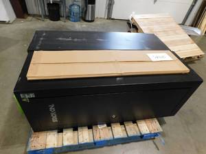 lot 144 image: 2 - STACK-ON 18-Gun Key Lock Security Cabinet, Black