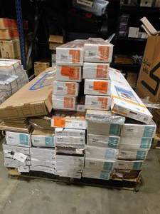 lot 161 image: WHOLESALE PALLET LOT OF FLOORING ITEMS
