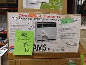 lot 116 image: Williams Direct-Vent Gravity Wall Heater 22,000 BTUH, 67% AFUE, Natural Gas