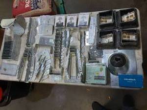lot 37 image: large lot of new brackets and braces