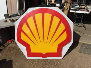 Shell Acrylic Blister Sign