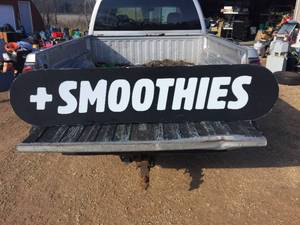 Smoothies Acrylic Sign