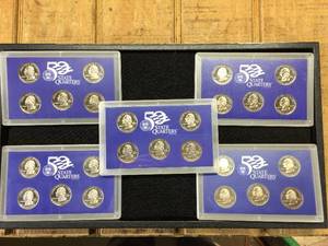 5 U.S. Mint State Quarter Sets