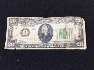 1934 U.S. $20 Dollar Bill