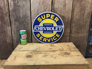 Andy Rooney Porcelain Chevrolet Metal Sign